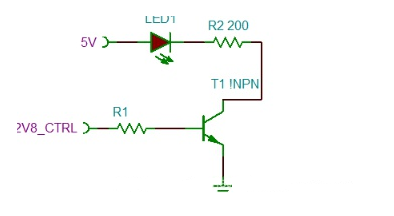 三極管驅動LED電路